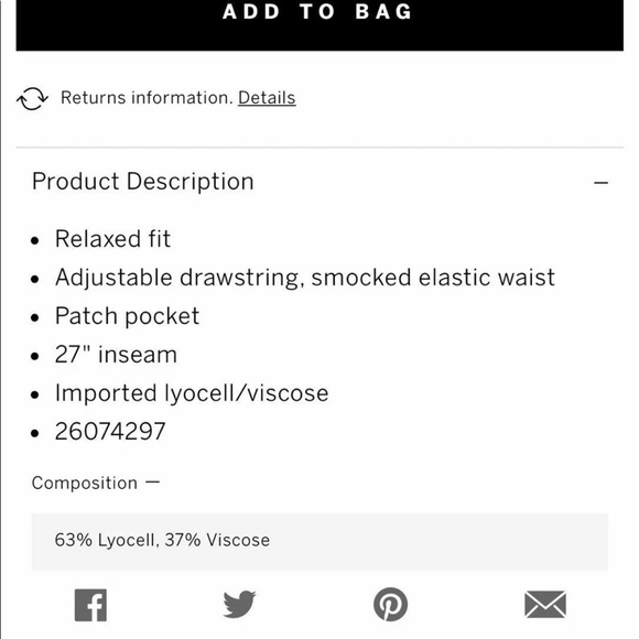 Vs pink varsity crew woven lightweight jogger lg - Picture 13 of 14